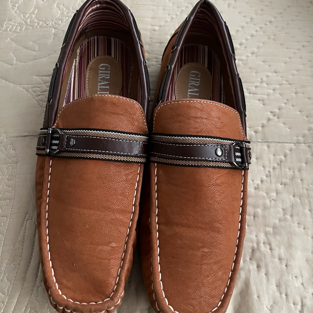 Brown Leather Loafers for Men